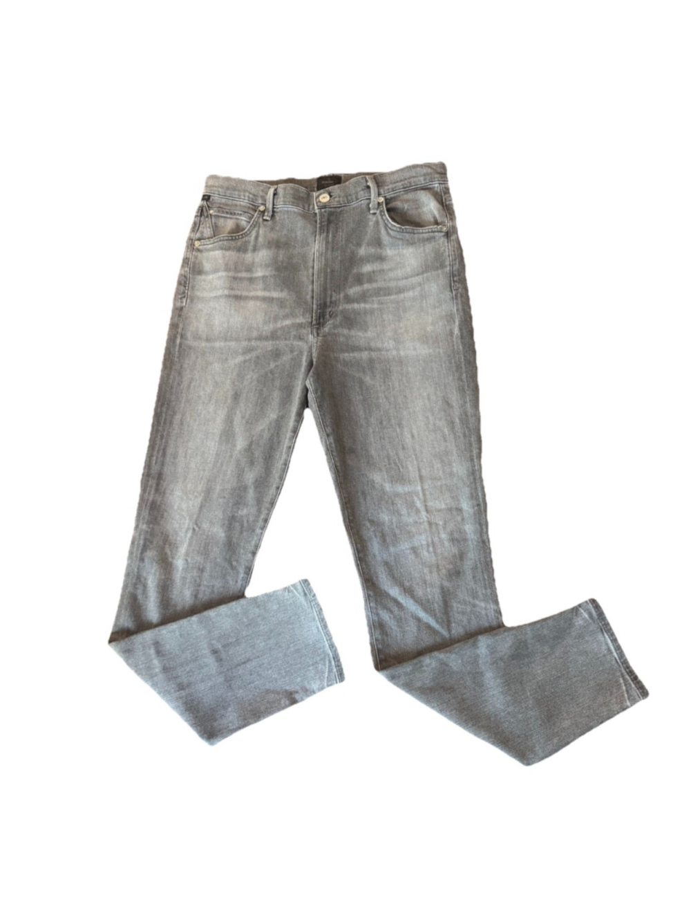 Citizens of Humanity Chrissy High Rise Skinny Jeans Size:31 Women Charcoal black